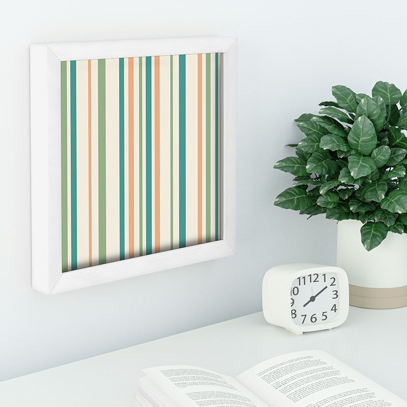 Colour Poems Classic Minimal Stripes II Recessed Framing Square