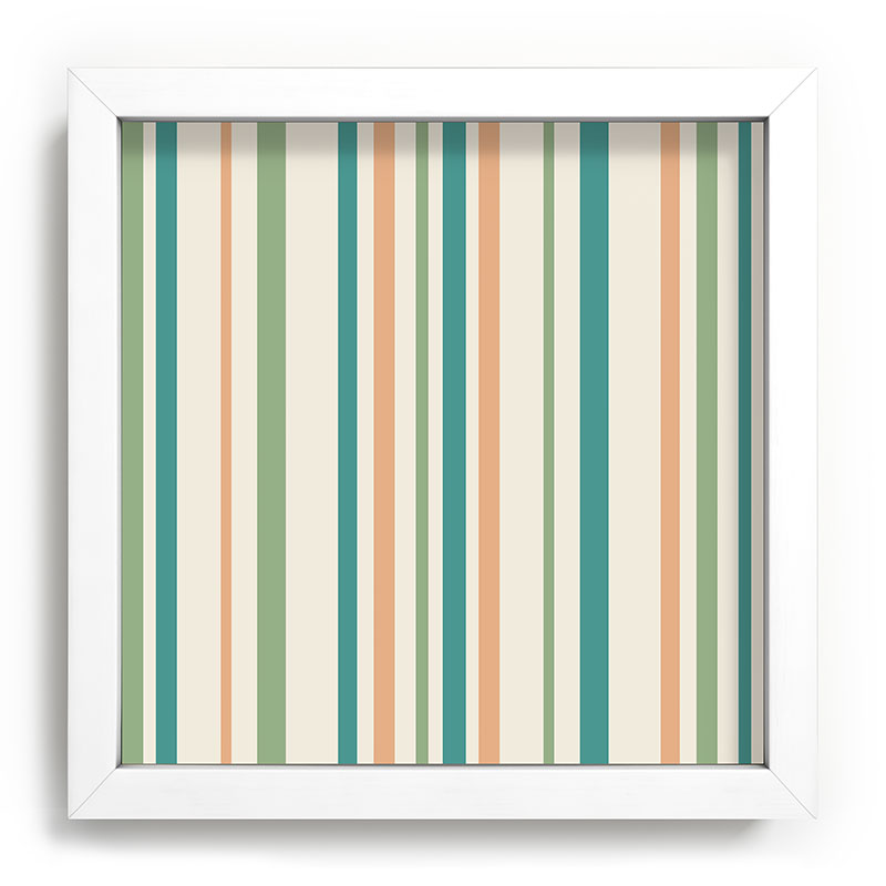 Colour Poems Classic Minimal Stripes II Recessed Framing Square
