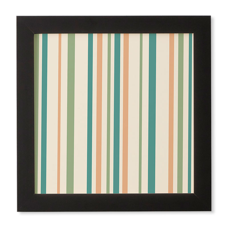 Colour Poems Classic Minimal Stripes II Framed Wall Art