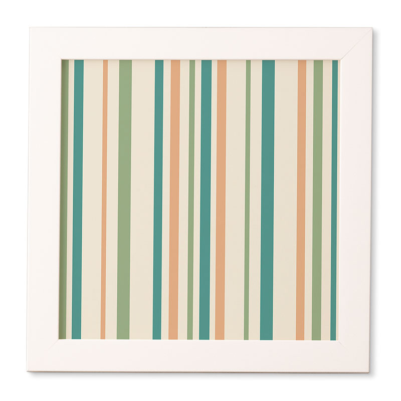 Colour Poems Classic Minimal Stripes II Framed Wall Art
