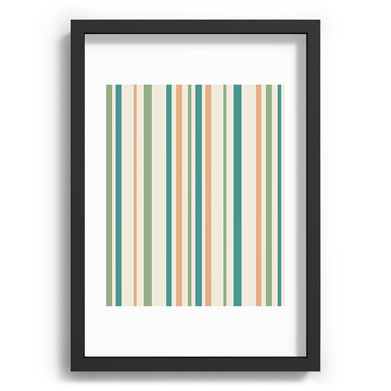 Colour Poems Classic Minimal Stripes II Recessed Framing Rectangle