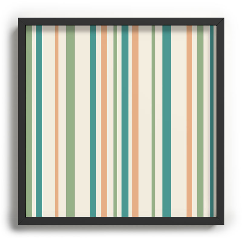 Colour Poems Classic Minimal Stripes II Recessed Framing Square