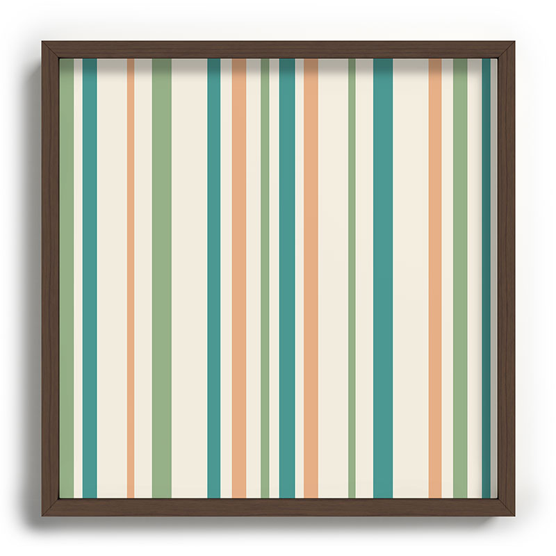 Colour Poems Classic Minimal Stripes II Recessed Framing Square