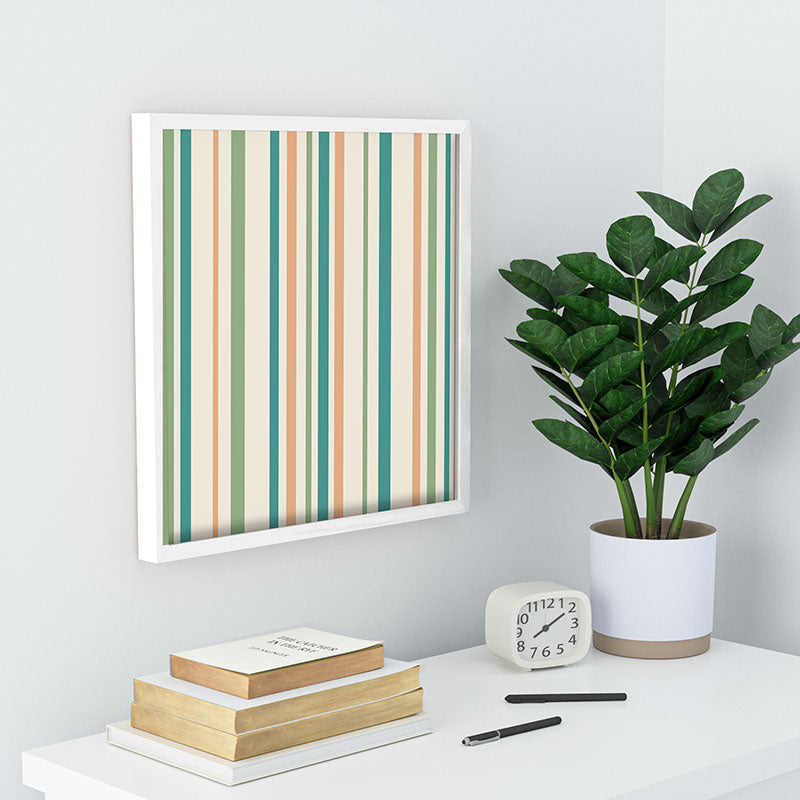 Colour Poems Classic Minimal Stripes II Recessed Framing Square