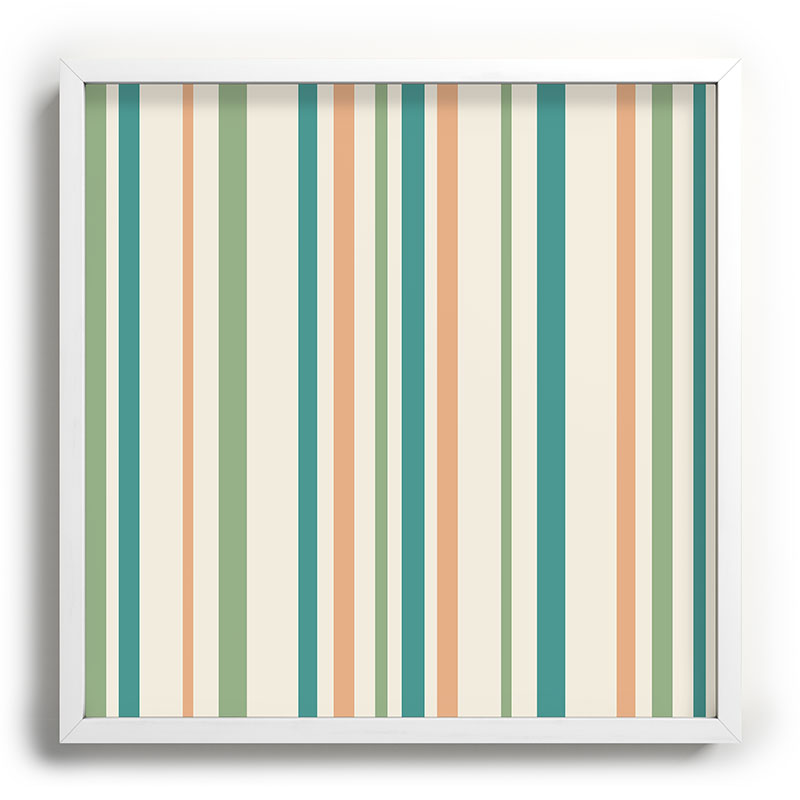 Colour Poems Classic Minimal Stripes II Recessed Framing Square