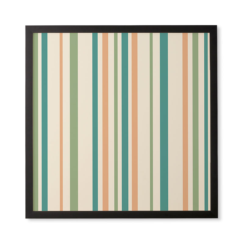 Colour Poems Classic Minimal Stripes II Framed Wall Art