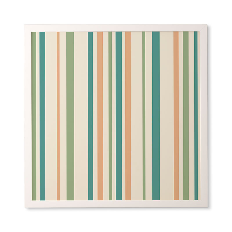 Colour Poems Classic Minimal Stripes II Framed Wall Art