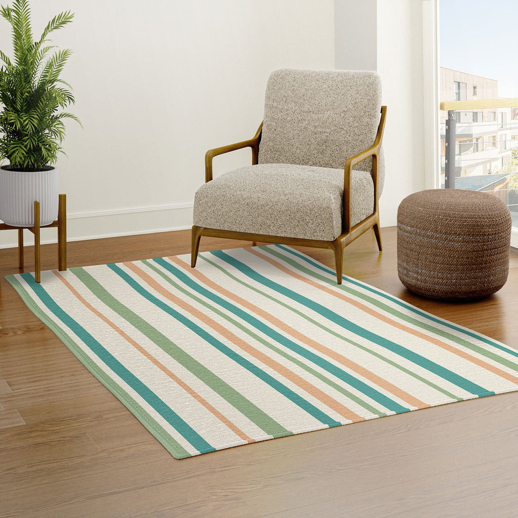 Colour Poems Classic Minimal Stripes II Area Rug