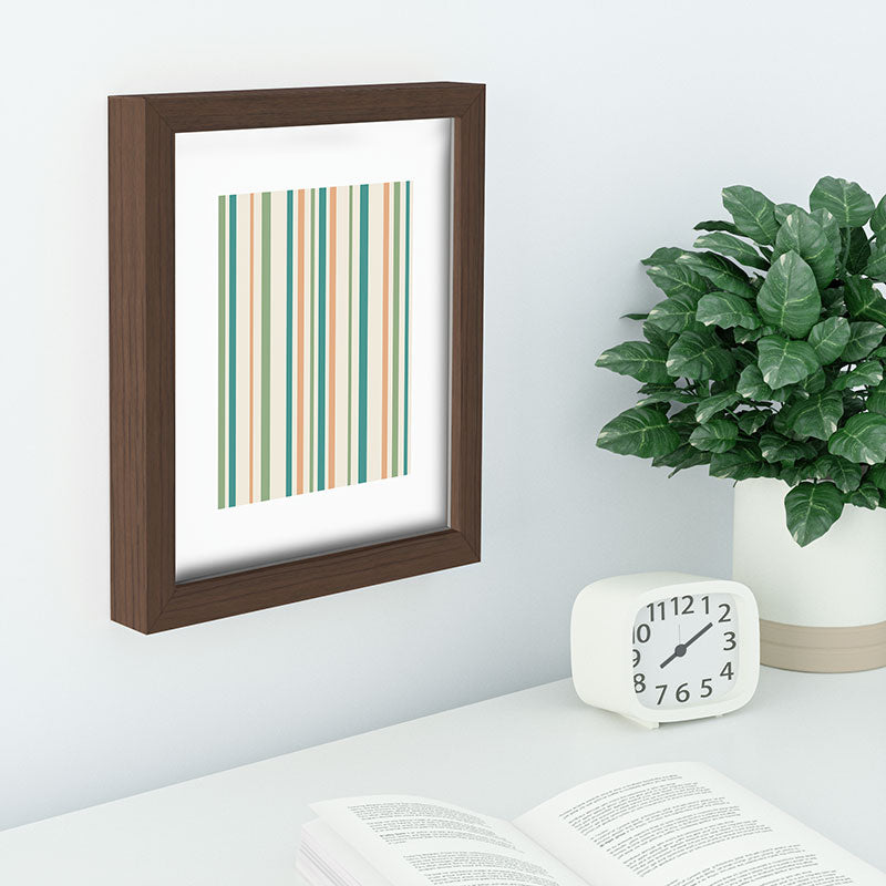 Colour Poems Classic Minimal Stripes II Recessed Framing Rectangle