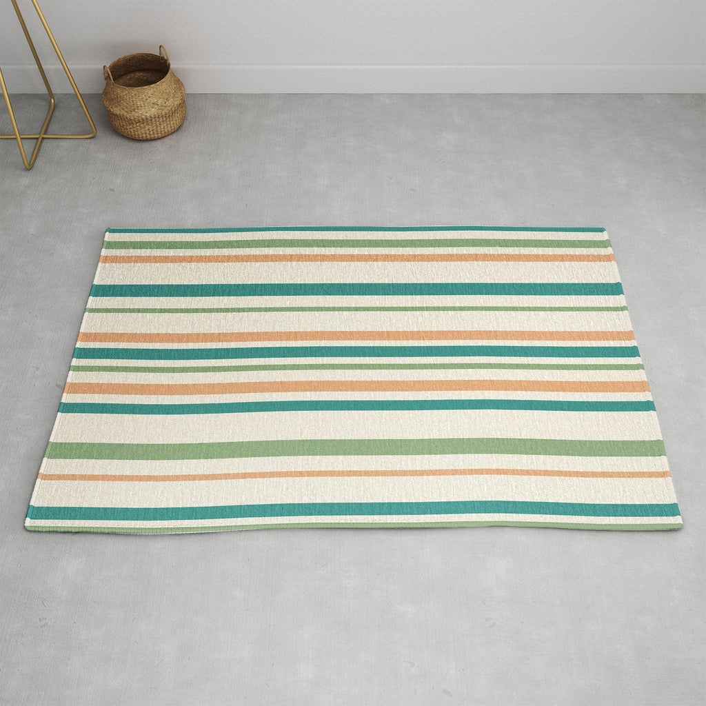 Colour Poems Classic Minimal Stripes II Area Rug