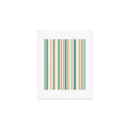 Colour Poems Classic Minimal Stripes II Art Print