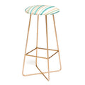Colour Poems Classic Minimal Stripes II Bar Stool
