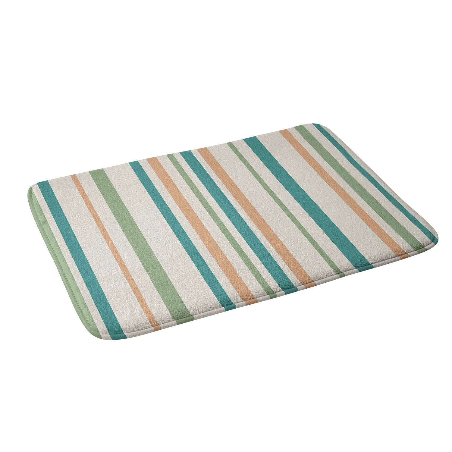 Colour Poems Classic Minimal Stripes II Memory Foam Bath Mat