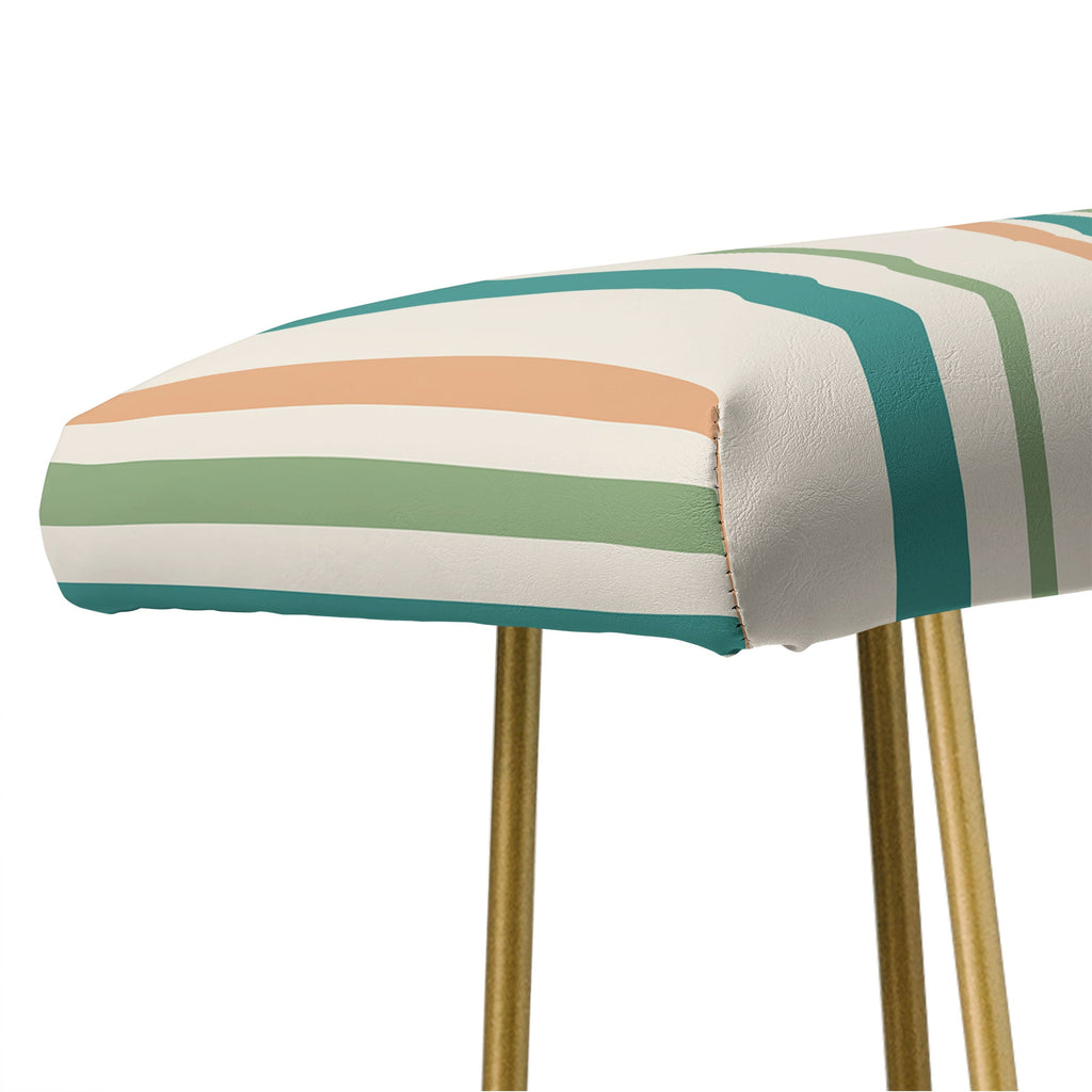 Colour Poems Classic Minimal Stripes II Bench