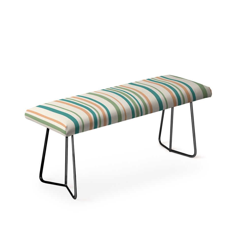 Colour Poems Classic Minimal Stripes II Bench