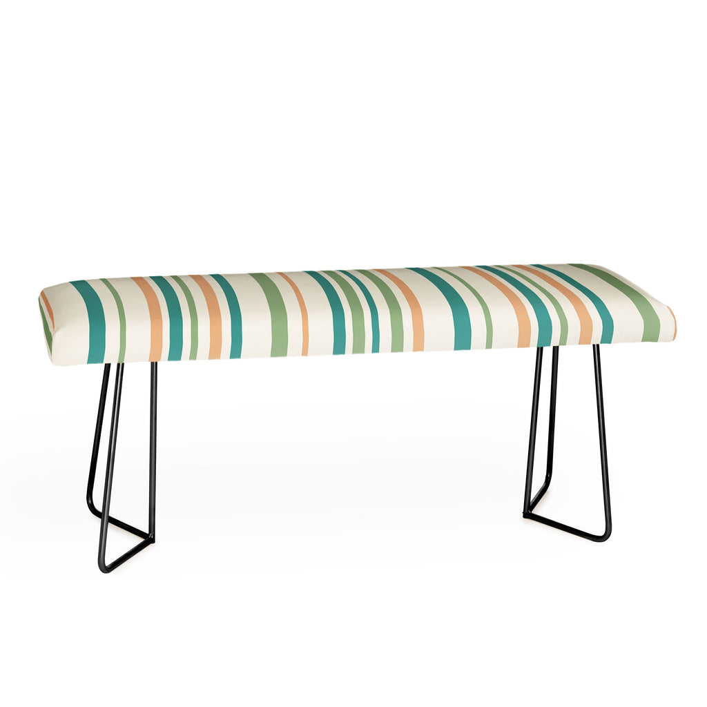 Colour Poems Classic Minimal Stripes II Bench