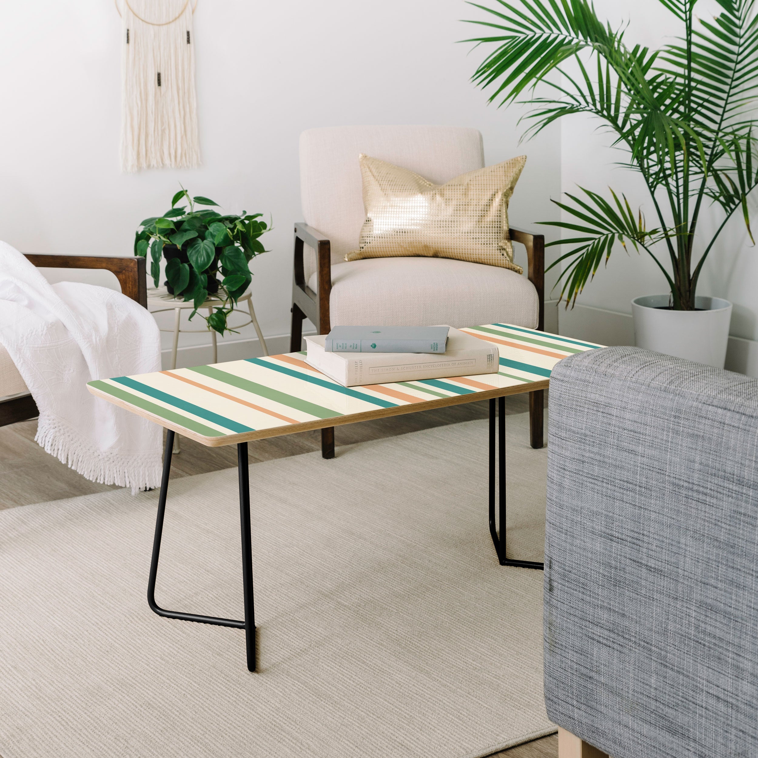 Colour Poems Classic Minimal Stripes II Coffee Table