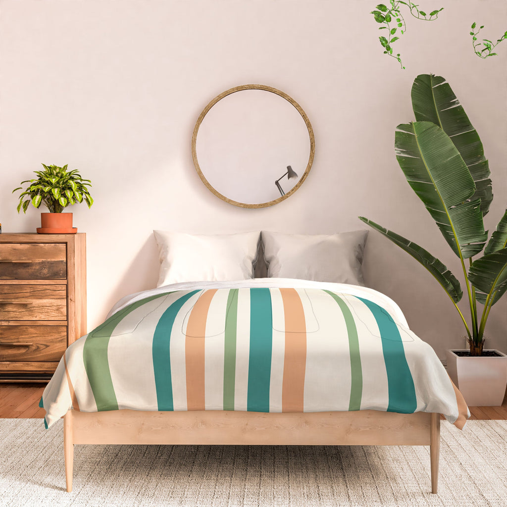 Colour Poems Classic Minimal Stripes II Comforter