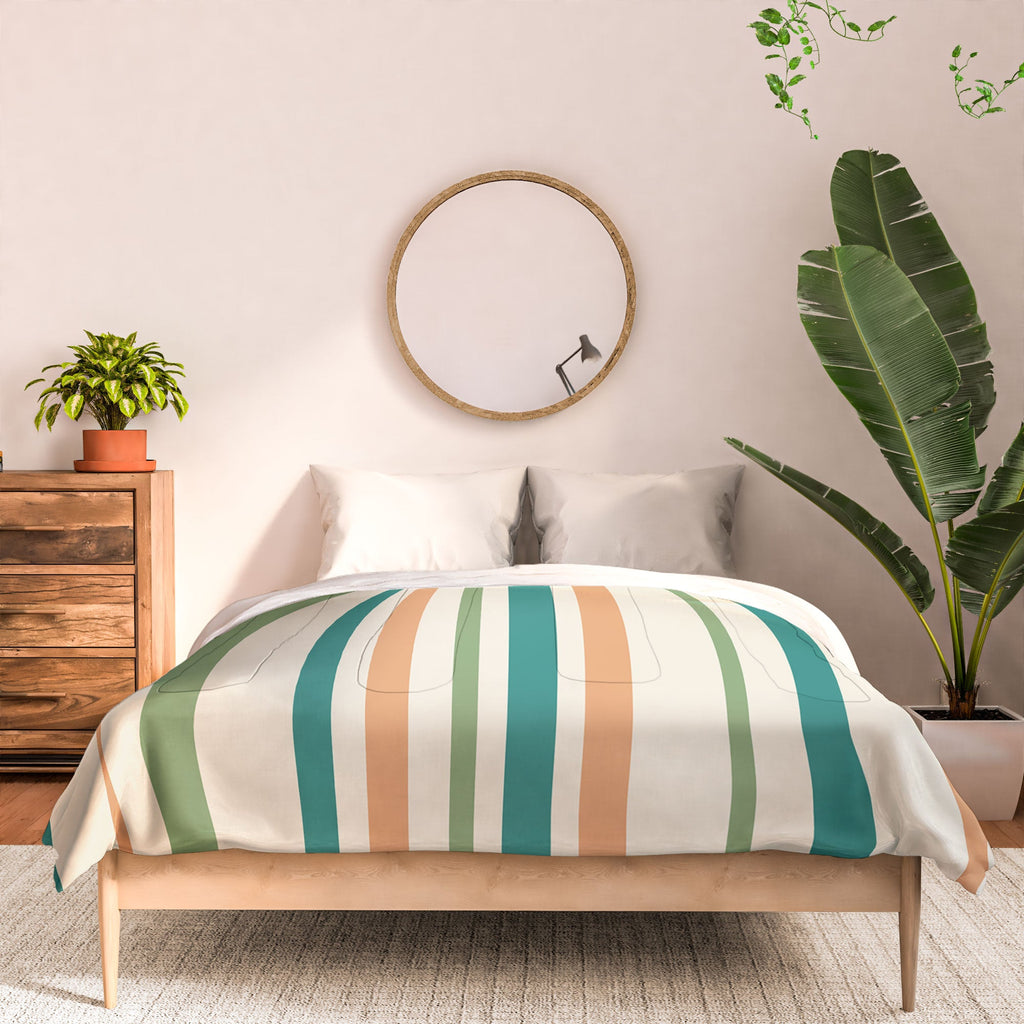 Colour Poems Classic Minimal Stripes II Comforter