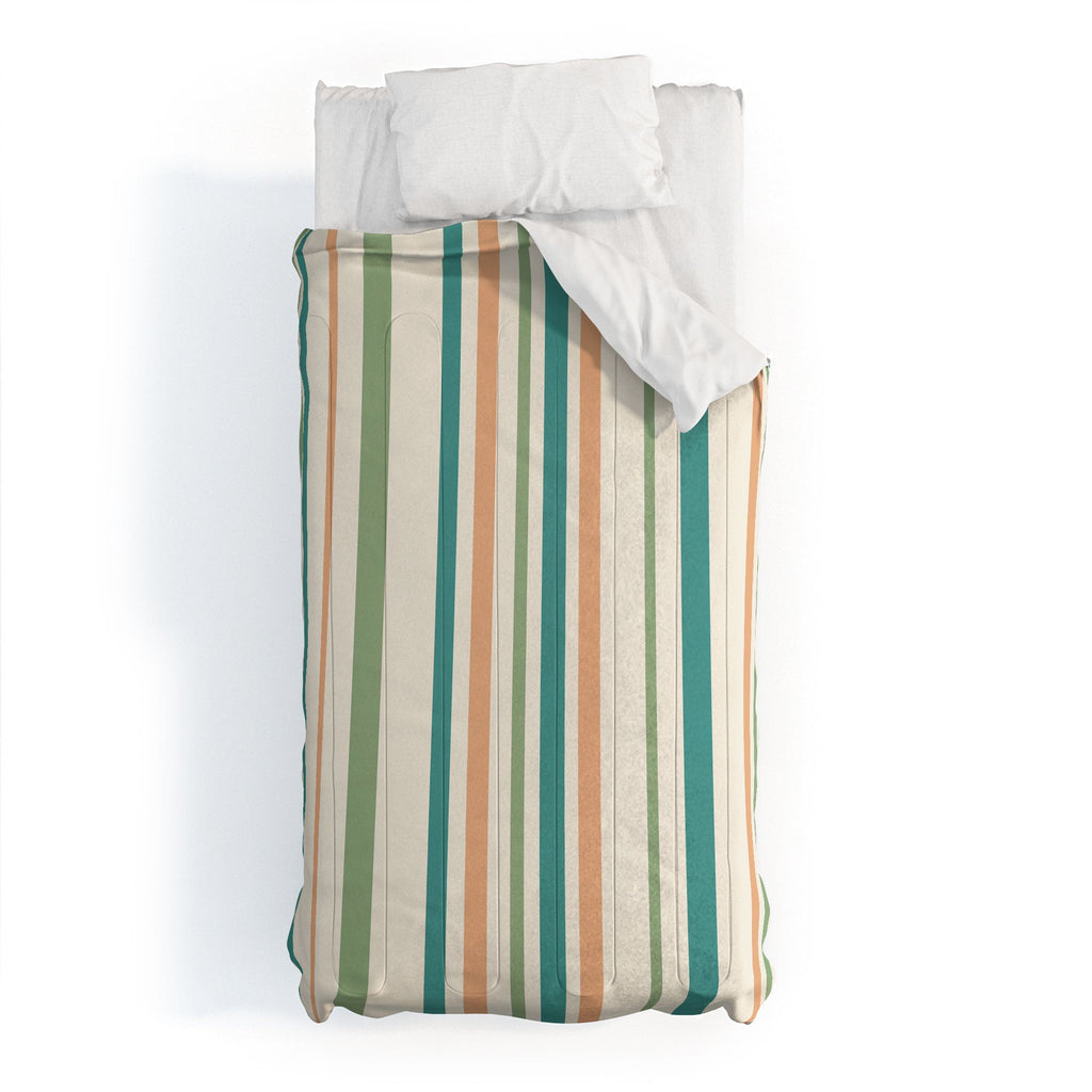 Colour Poems Classic Minimal Stripes II Comforter