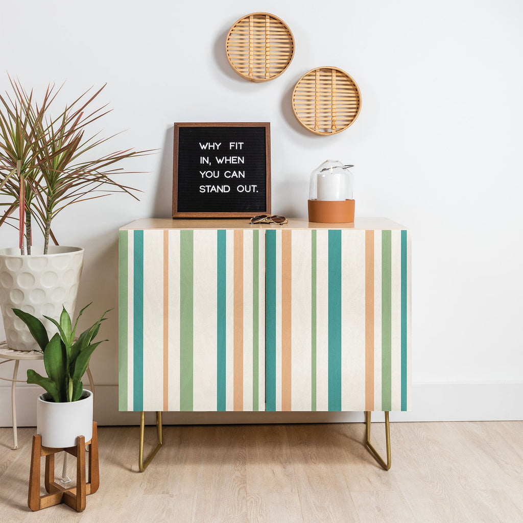 Colour Poems Classic Minimal Stripes II Credenza