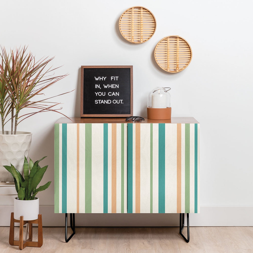 Colour Poems Classic Minimal Stripes II Credenza
