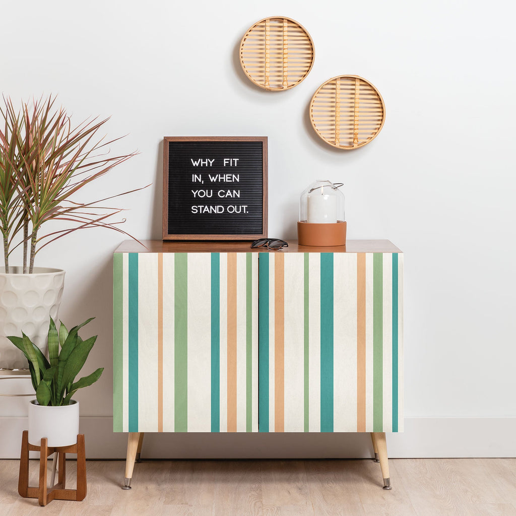 Colour Poems Classic Minimal Stripes II Credenza