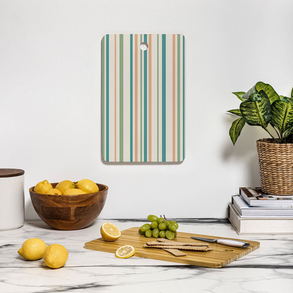 Colour Poems Classic Minimal Stripes II Cutting Board Rectangle