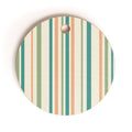 Colour Poems Classic Minimal Stripes II Cutting Board Round