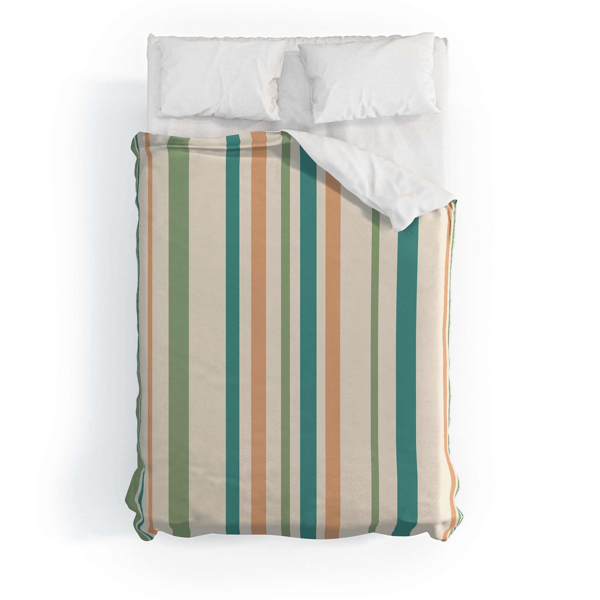Colour Poems Classic Minimal Stripes II Duvet Cover