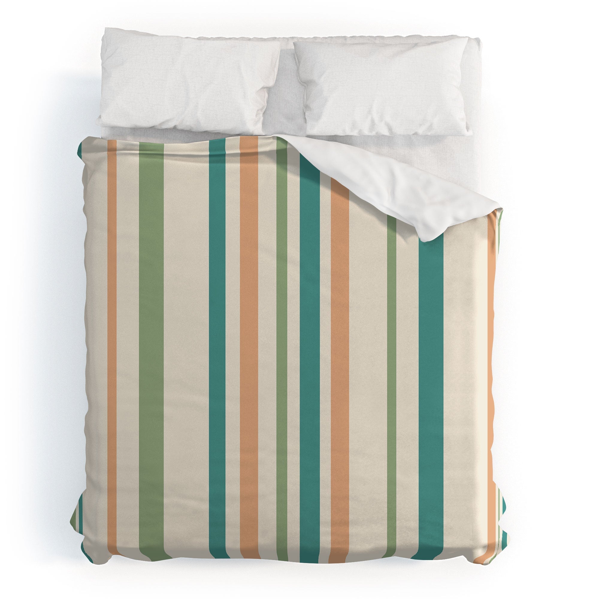 Colour Poems Classic Minimal Stripes II Duvet Cover