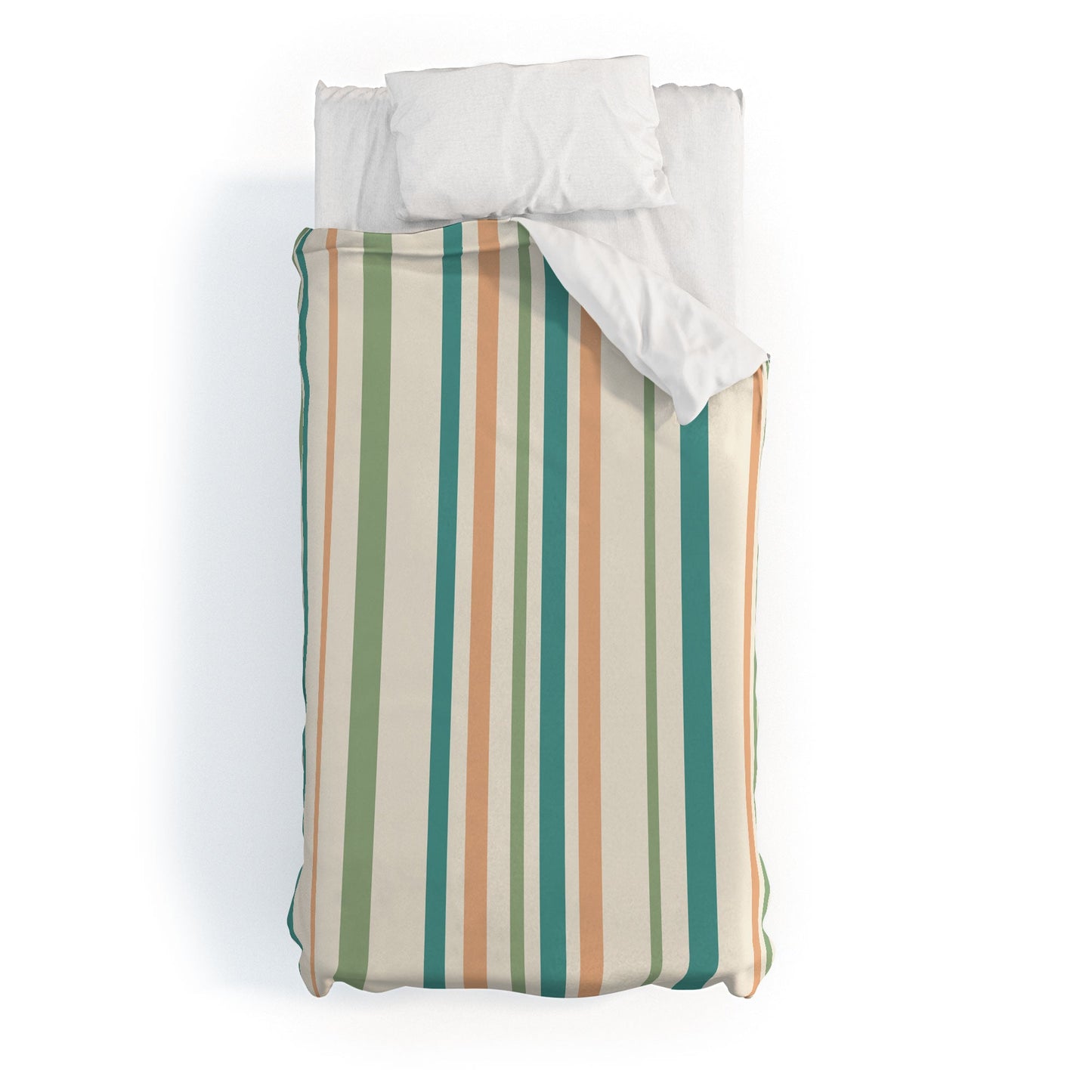 Colour Poems Classic Minimal Stripes II Duvet Cover