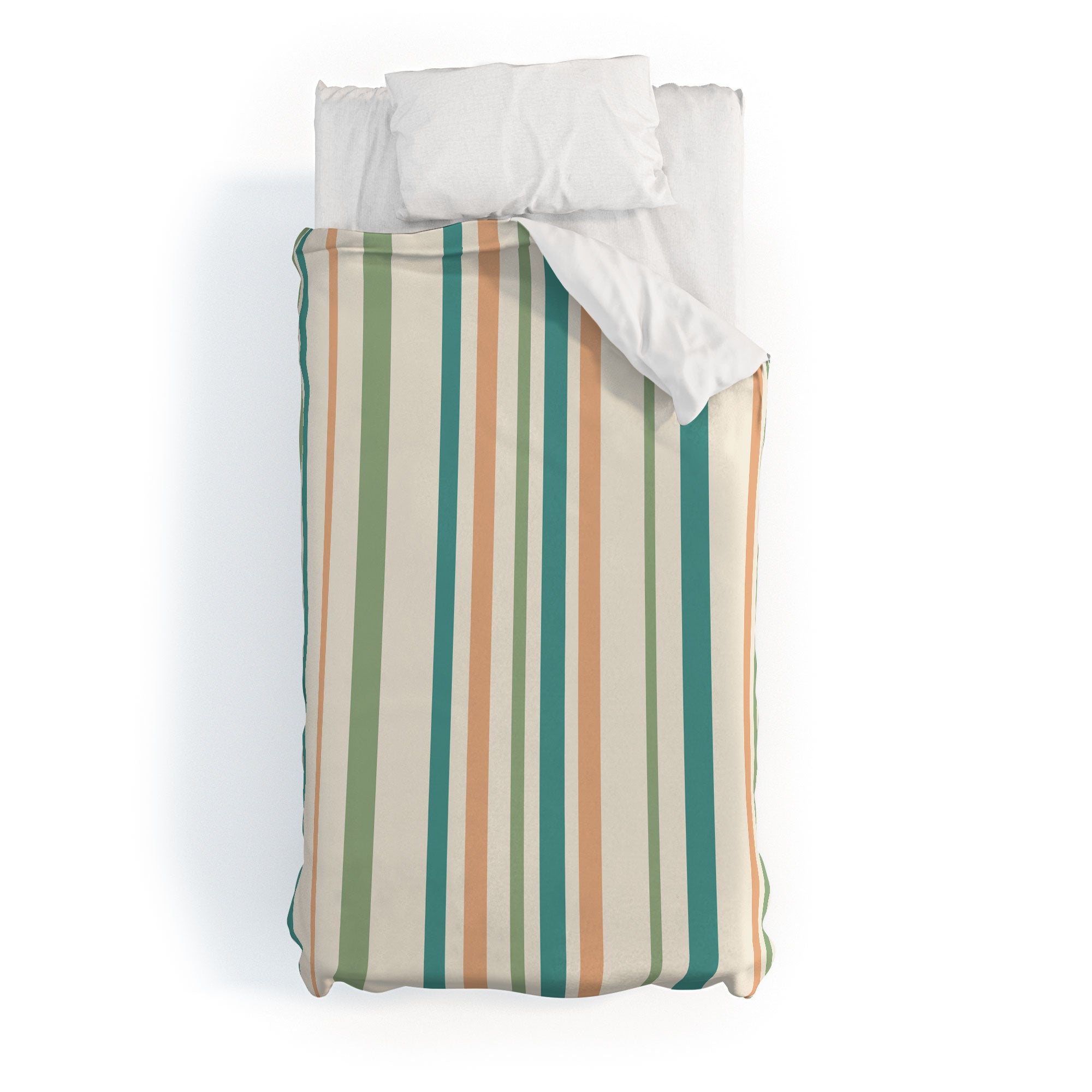 Colour Poems Classic Minimal Stripes II Duvet Cover