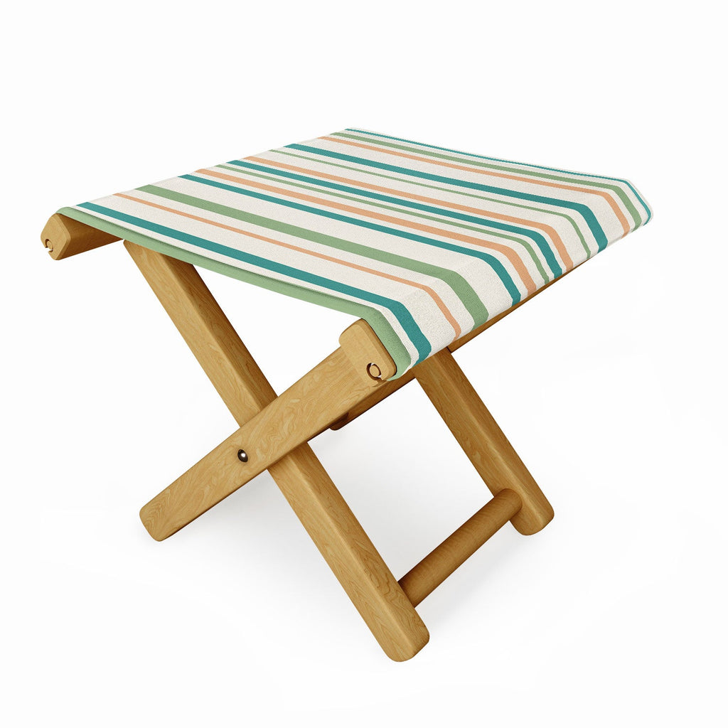 Colour Poems Classic Minimal Stripes II Folding Stool