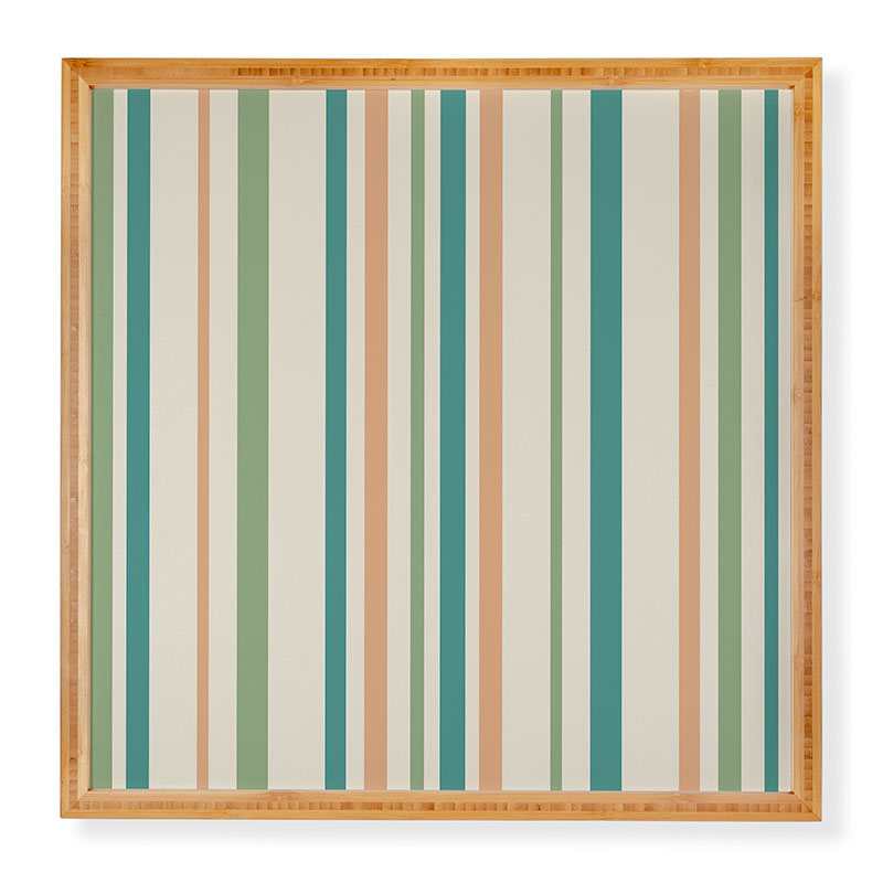 Colour Poems Classic Minimal Stripes II Framed Wall Art