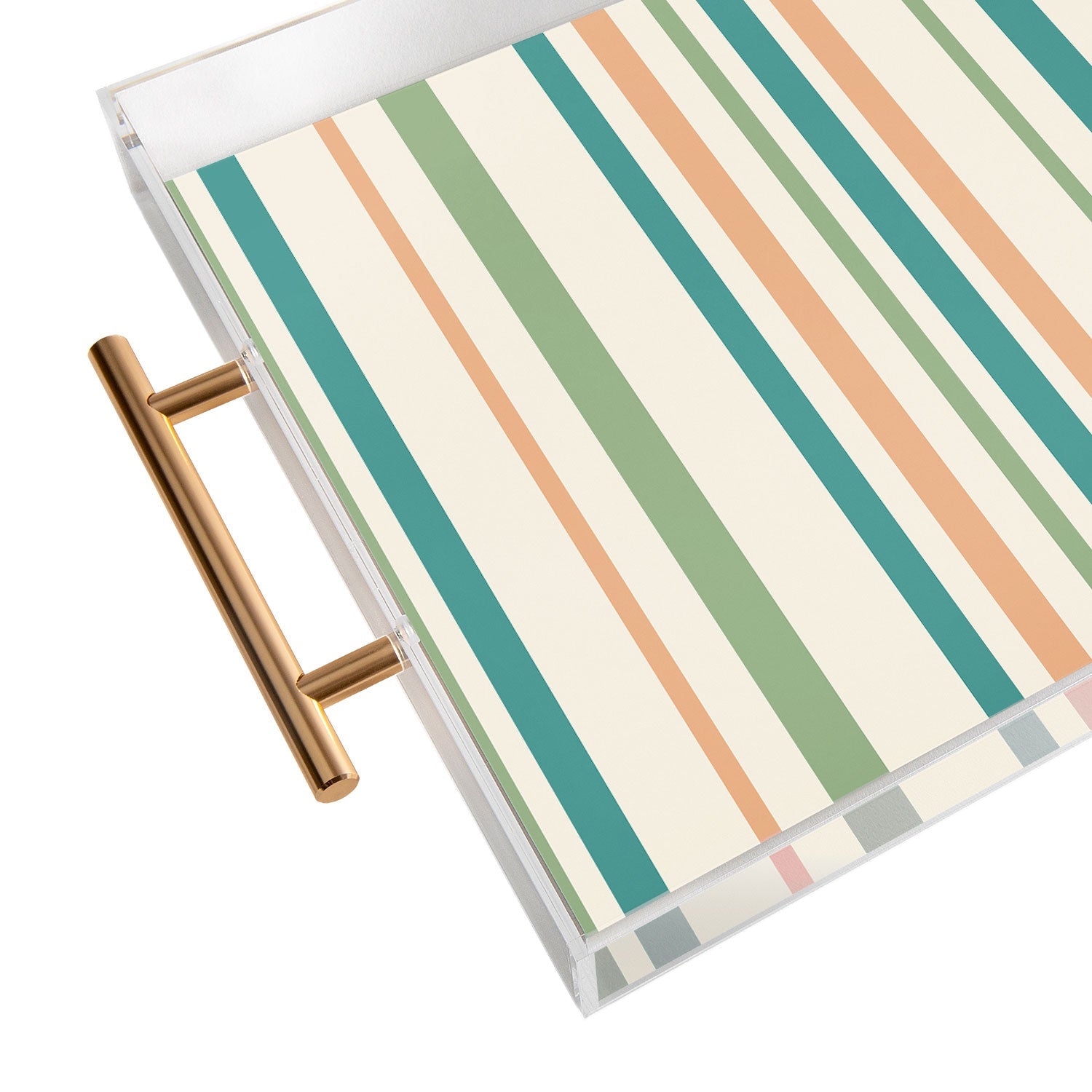 Colour Poems Classic Minimal Stripes II Acrylic Tray