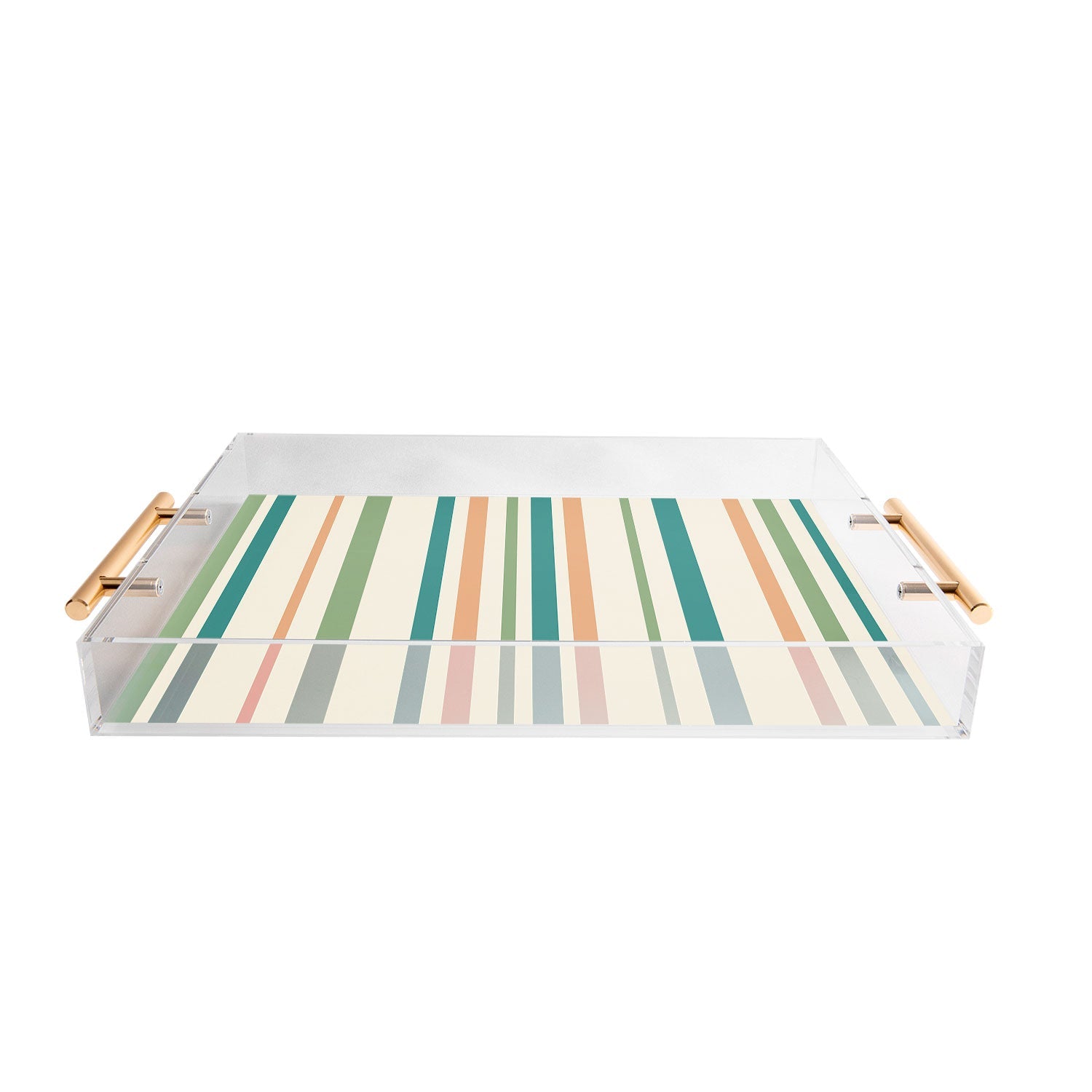 Colour Poems Classic Minimal Stripes II Acrylic Tray