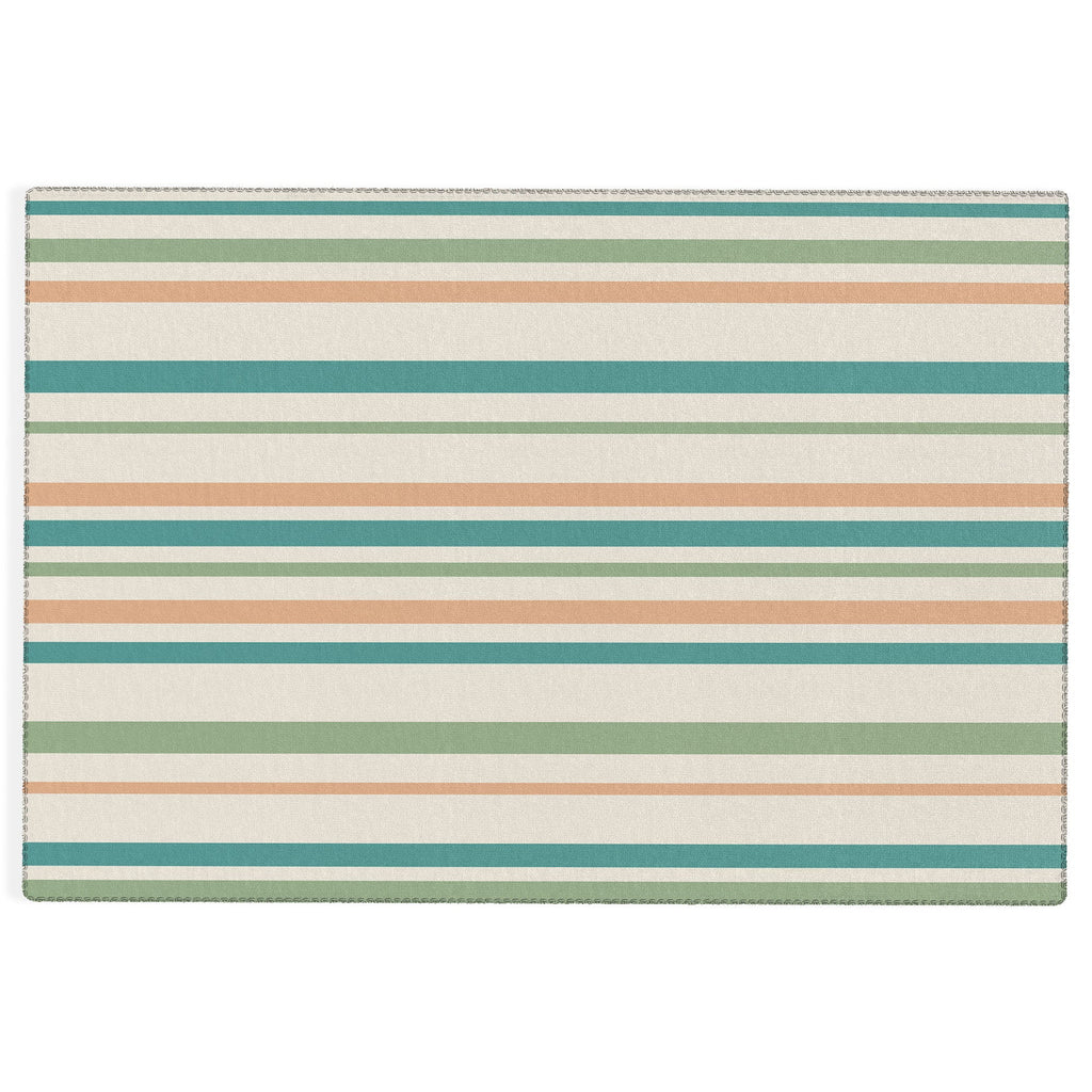 Colour Poems Classic Minimal Stripes II Outdoor Rug