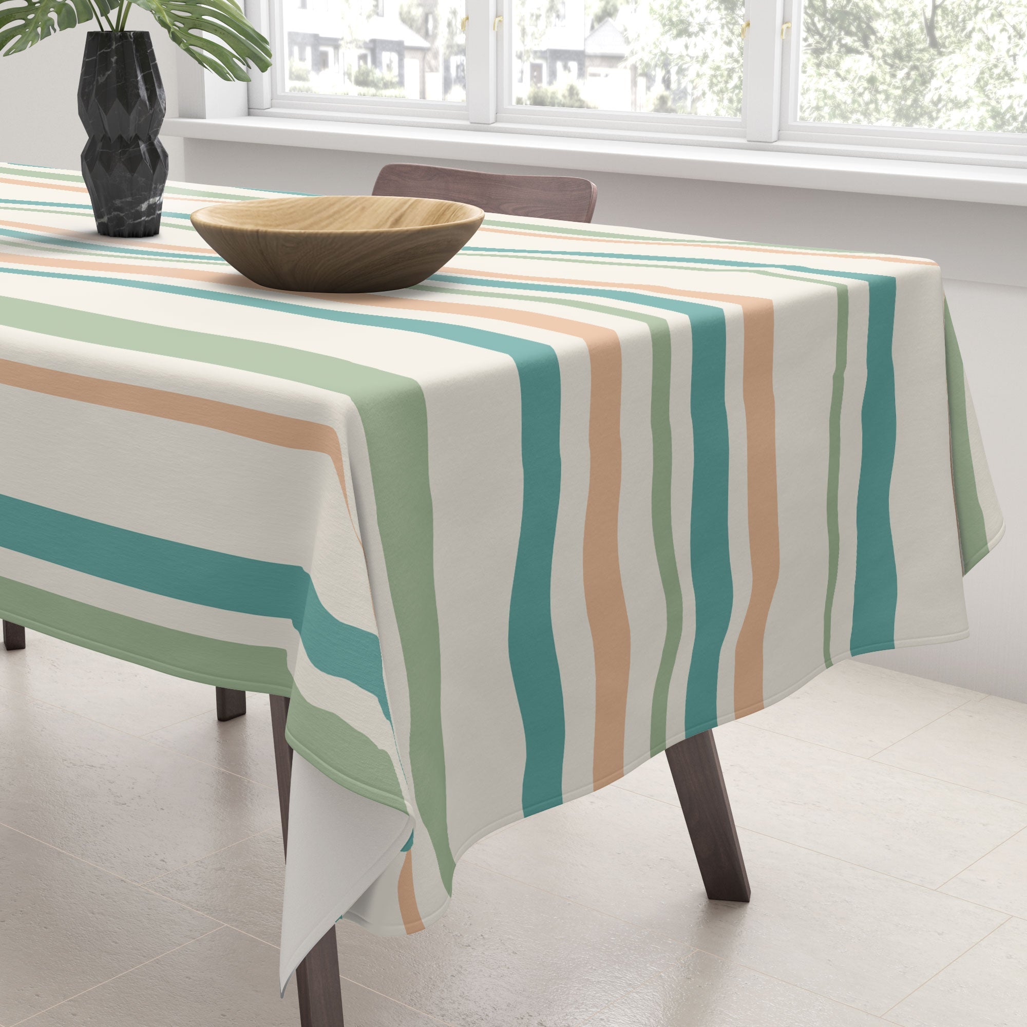 Colour Poems Classic Minimal Stripes II Tablecloth