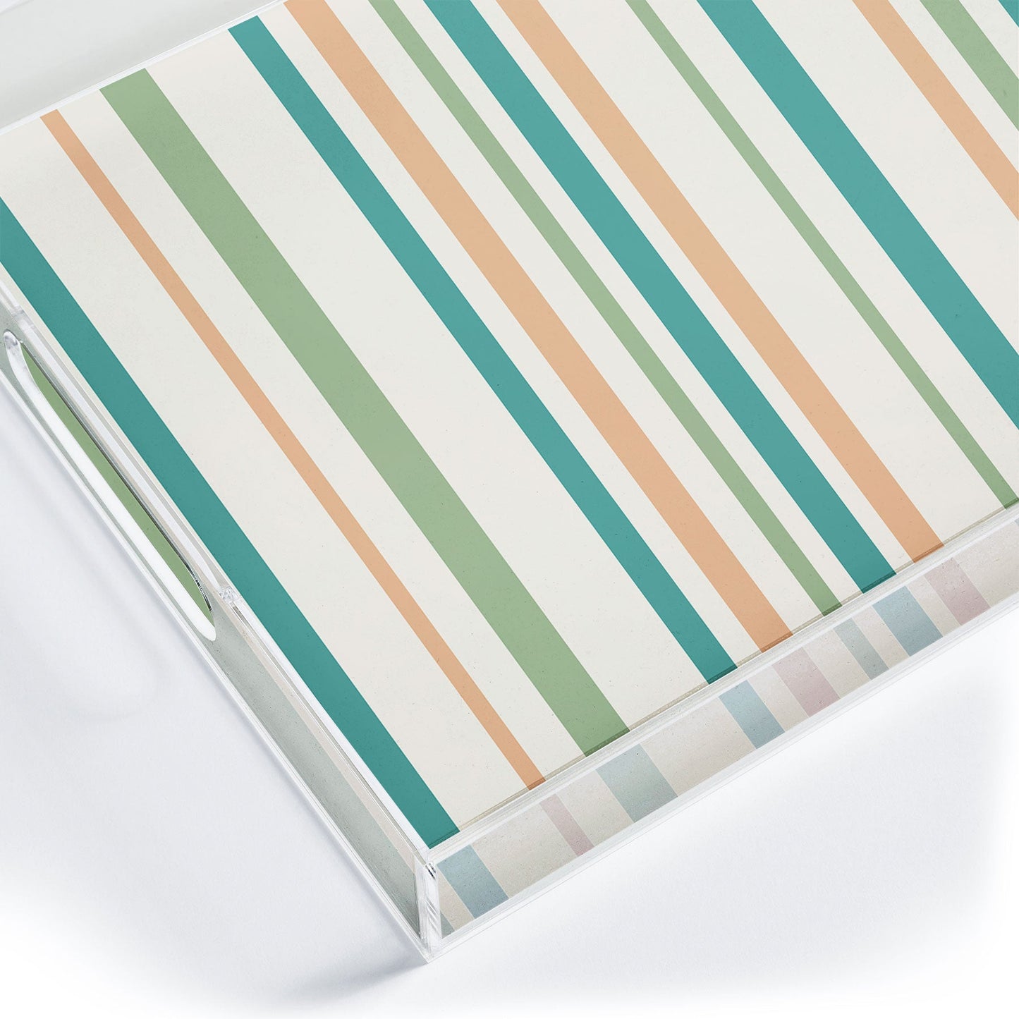 Colour Poems Classic Minimal Stripes II Acrylic Tray