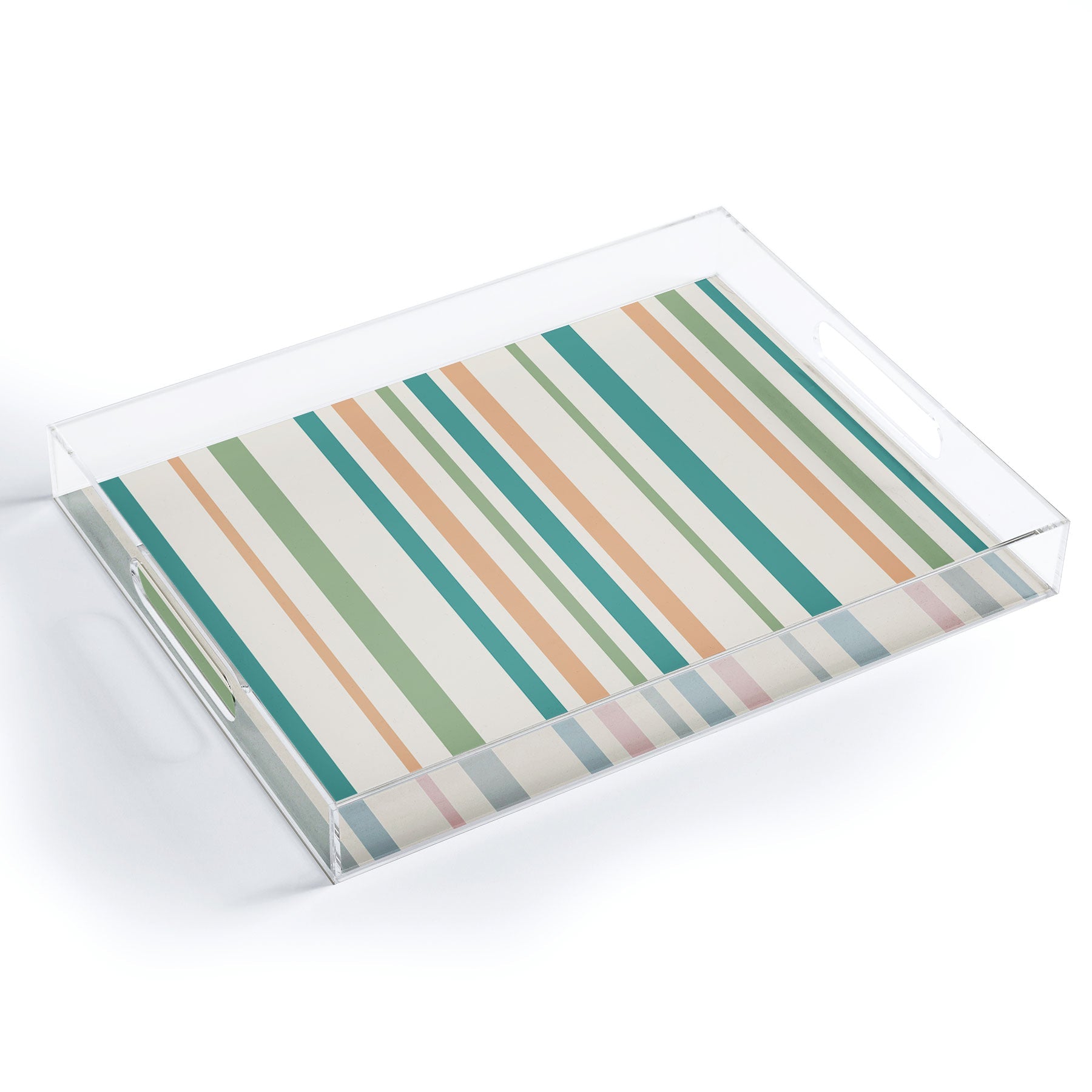 Colour Poems Classic Minimal Stripes II Acrylic Tray
