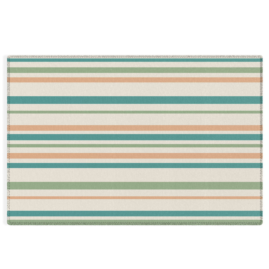 Colour Poems Classic Minimal Stripes II Outdoor Rug