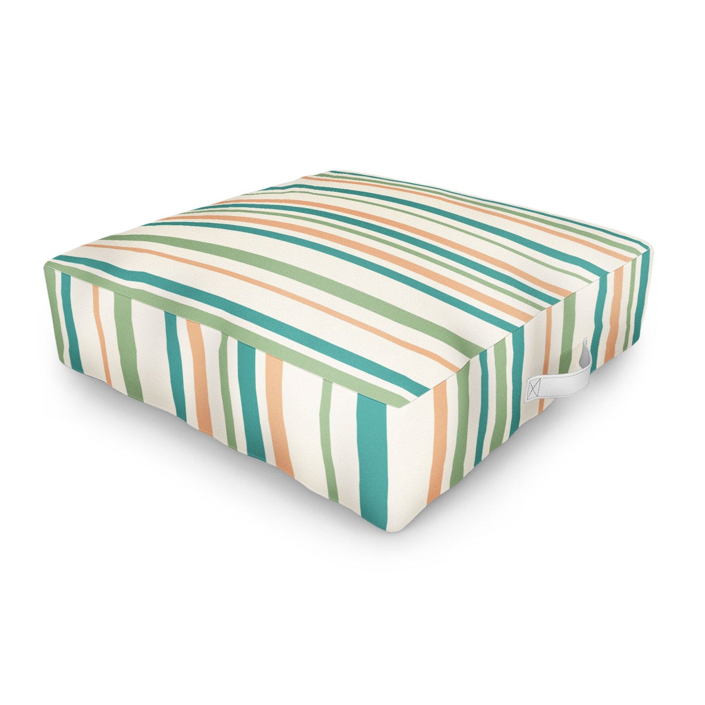 Colour Poems Classic Minimal Stripes II Outdoor Floor Cushion