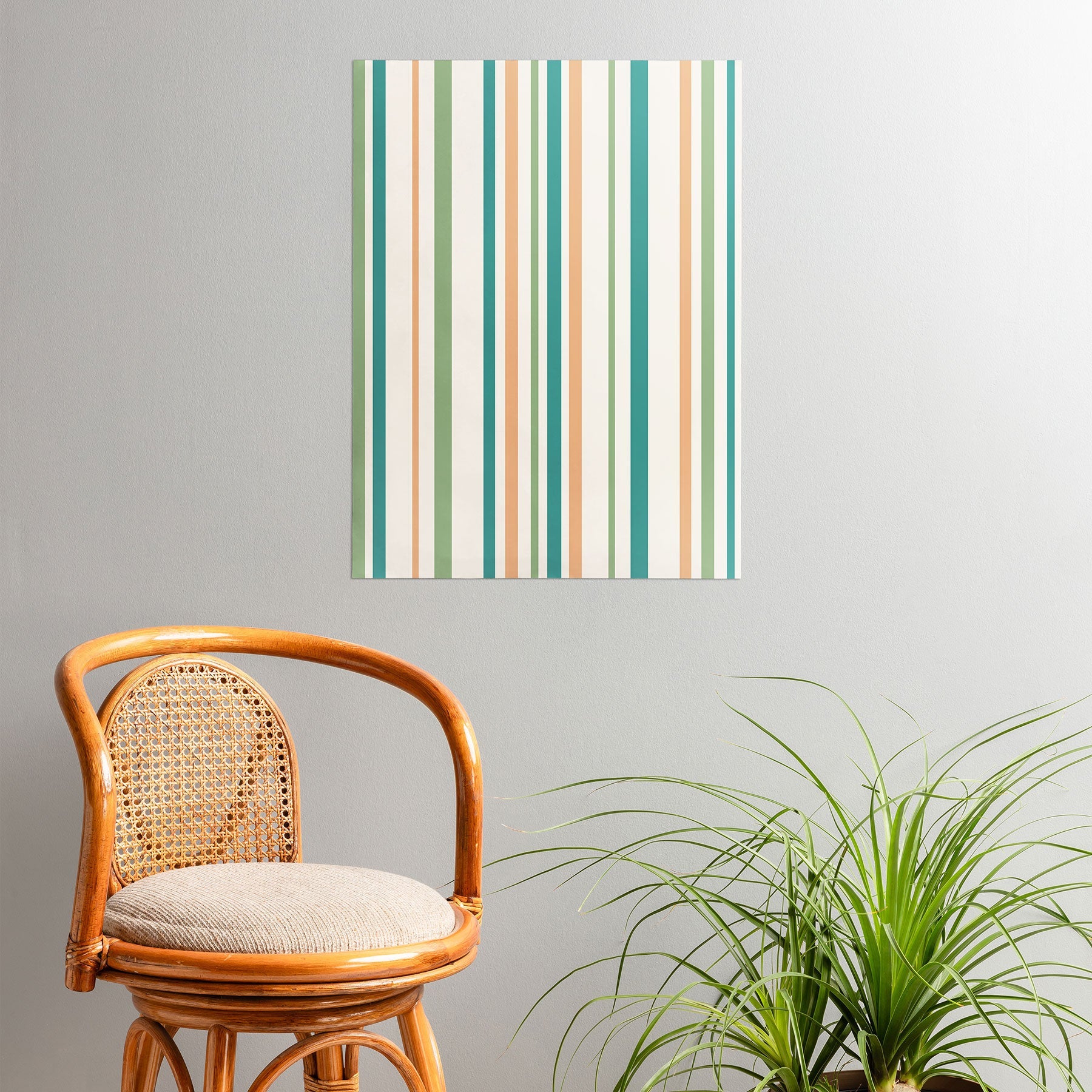 Colour Poems Classic Minimal Stripes II Poster