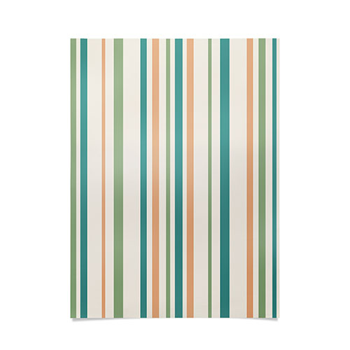 Colour Poems Classic Minimal Stripes II Poster