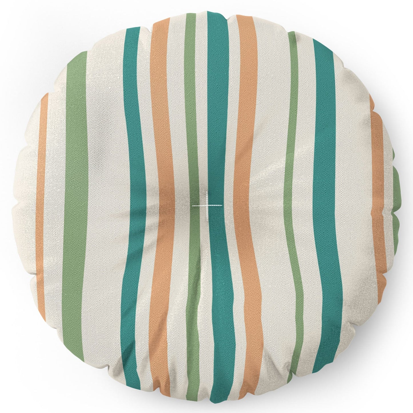 Colour Poems Classic Minimal Stripes II Floor Pillow Round