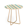 Colour Poems Classic Minimal Stripes II Round Side Table