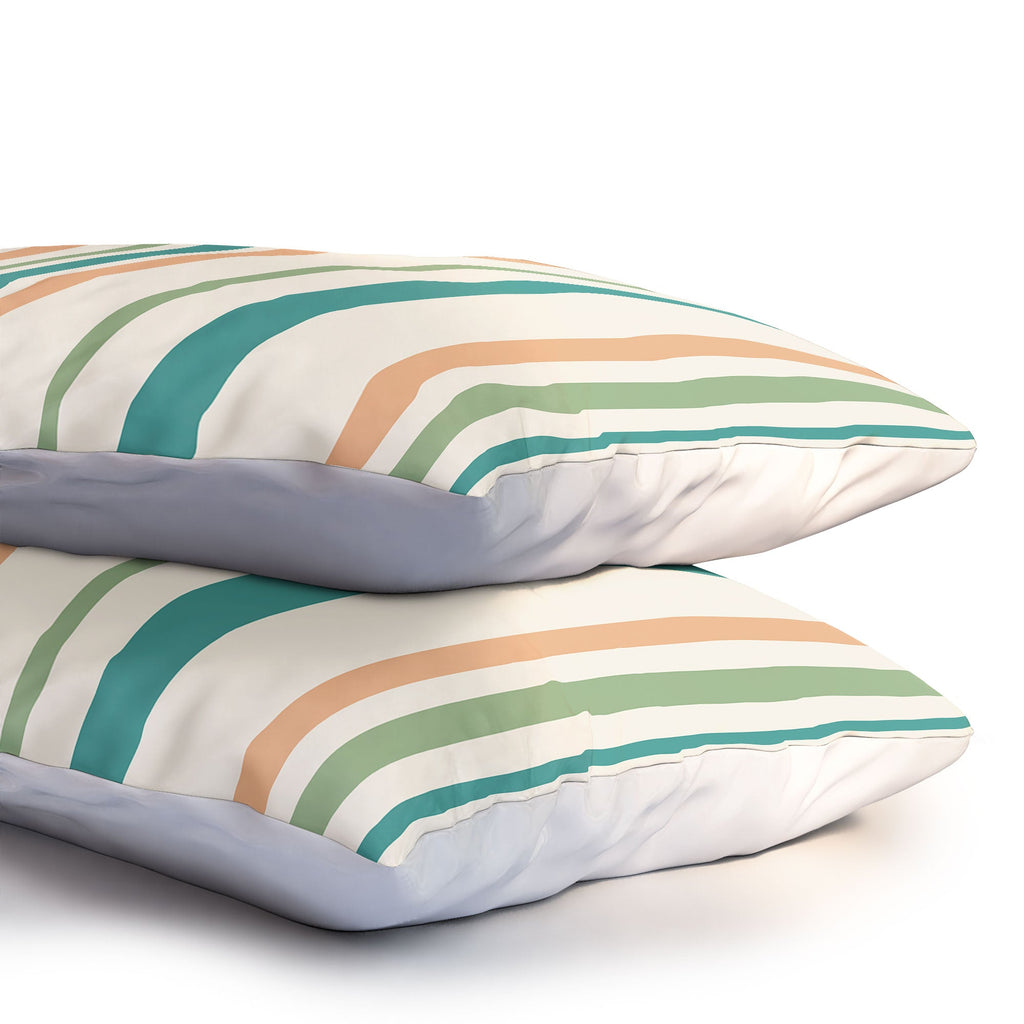 Colour Poems Classic Minimal Stripes II Pillow Shams