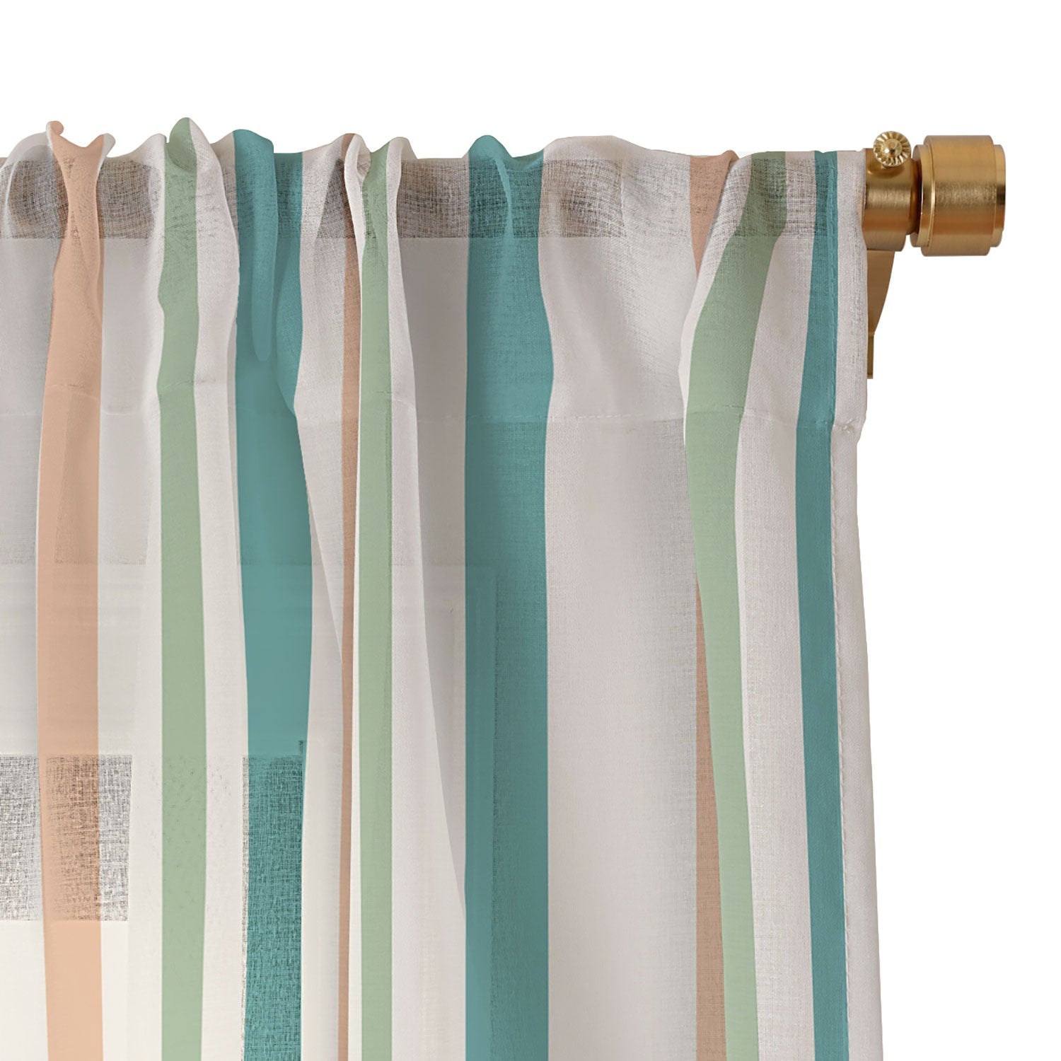 Colour Poems Classic Minimal Stripes II Sheer Non Repeat