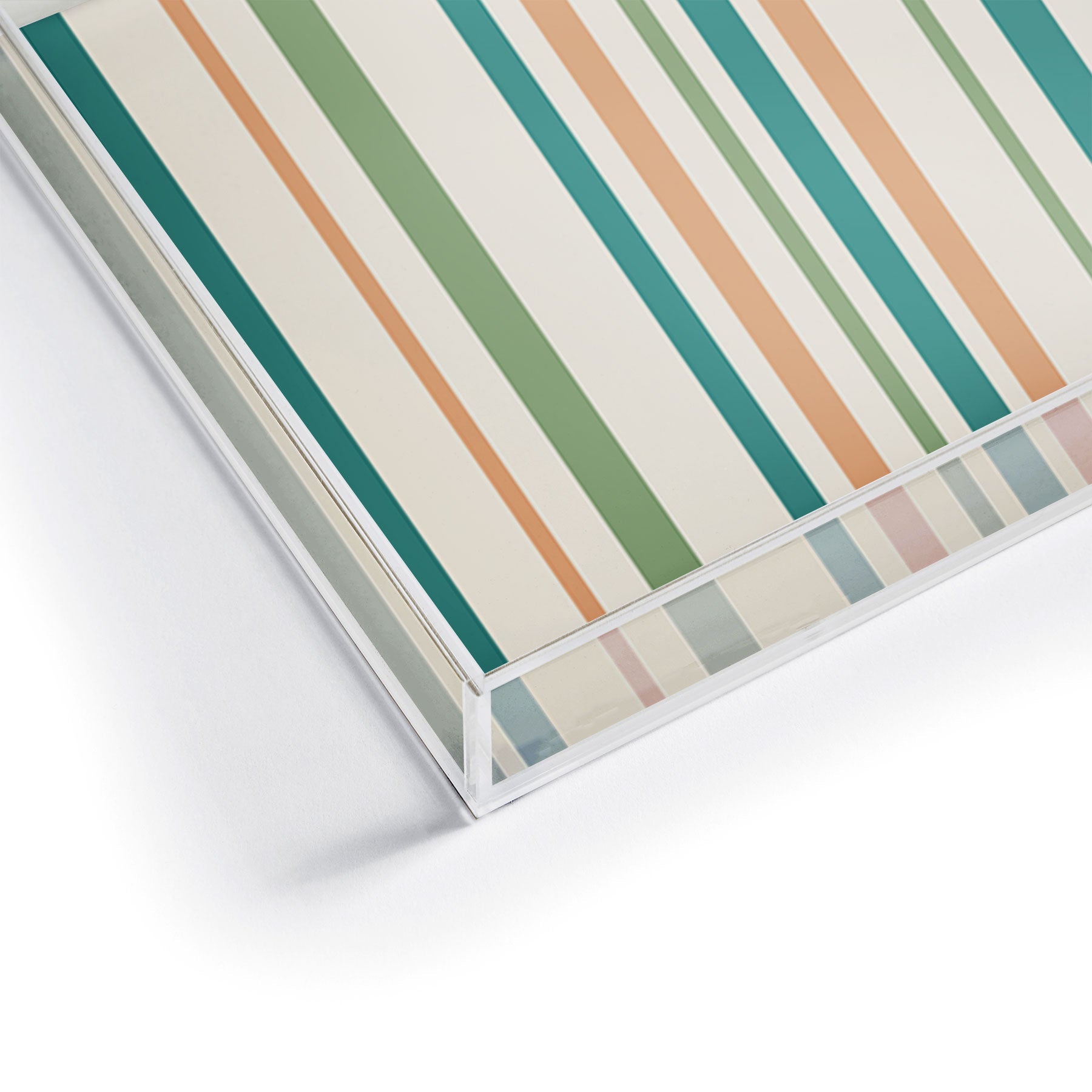 Colour Poems Classic Minimal Stripes II Acrylic Tray